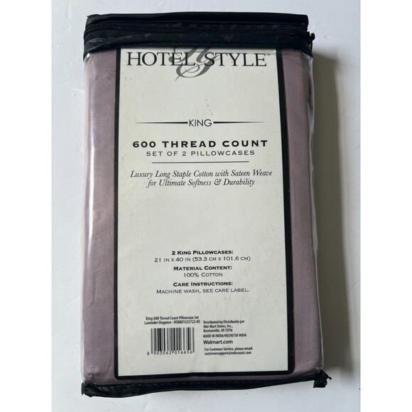 King Pillowcases Hotel Style 600 TC Cotton Sateen Weave Ultimate Softness - Picture 4 of 4